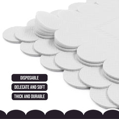 White Scallop Beverage Napkins - 4.75 In. X 4.75 In. | 50 Ct.