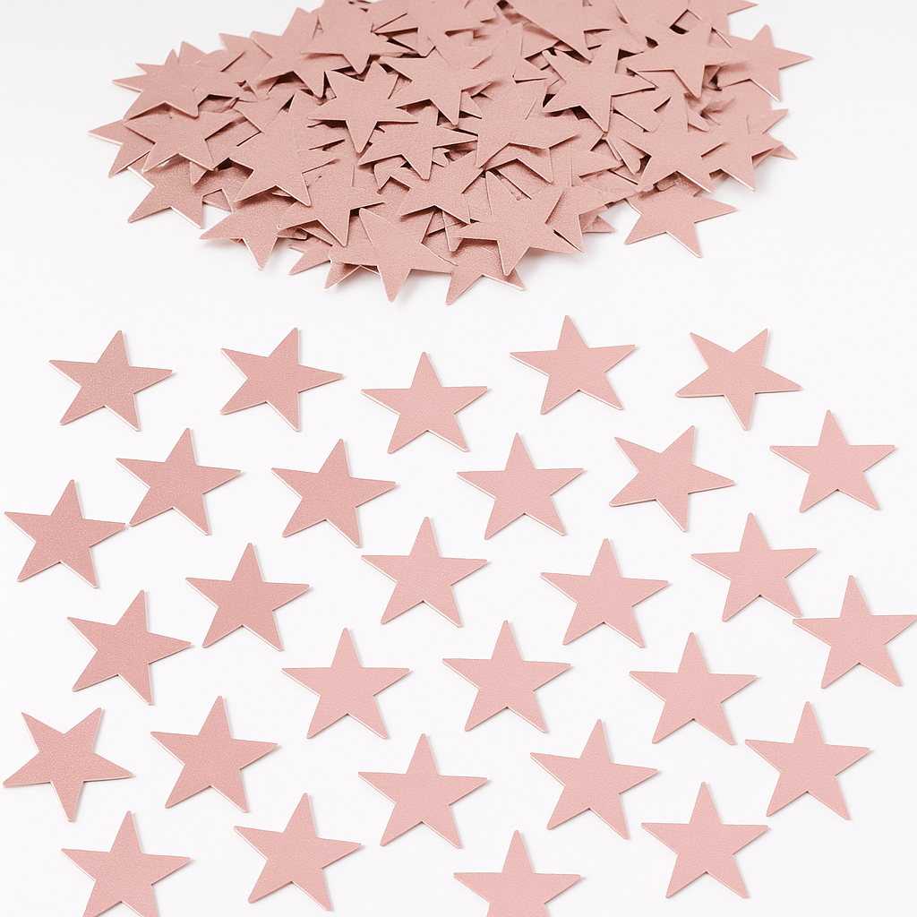 Rose Gold Star Confetti Decoration