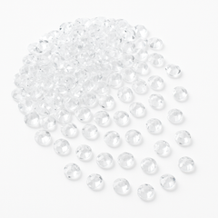 Clear Diamond Mini Gem Table Scatter for Weddings