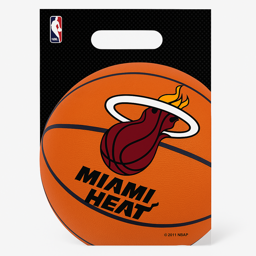 Miami Heat Loot Bags - 8 Pack