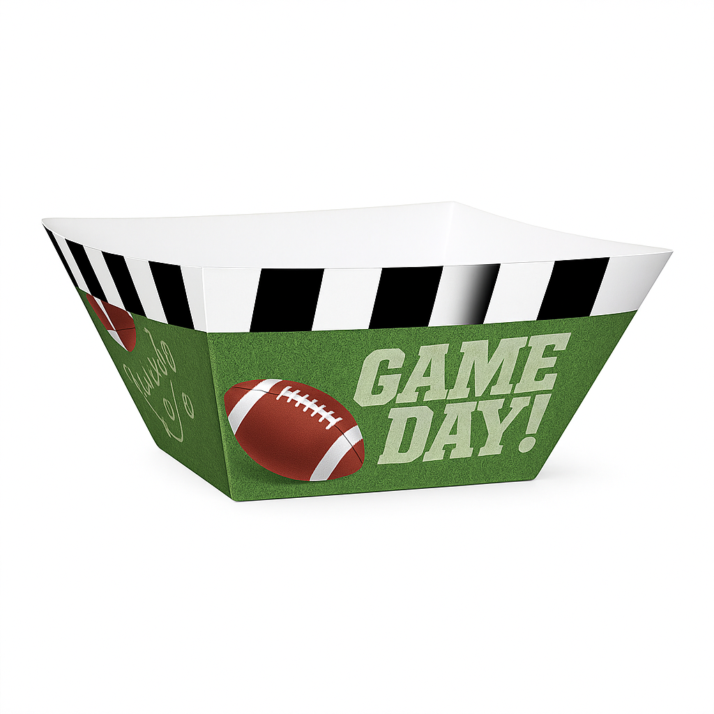 Go Fight Win Paper Bowl Set - Pack of 3