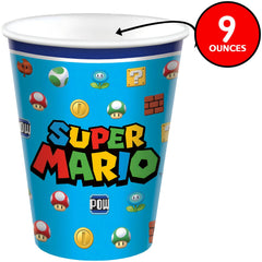PMA - Super Mario 9 oz Paper Cups - Set of 8
