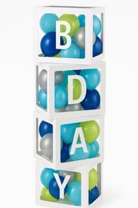 Modern Birthday Balloon Display Boxes