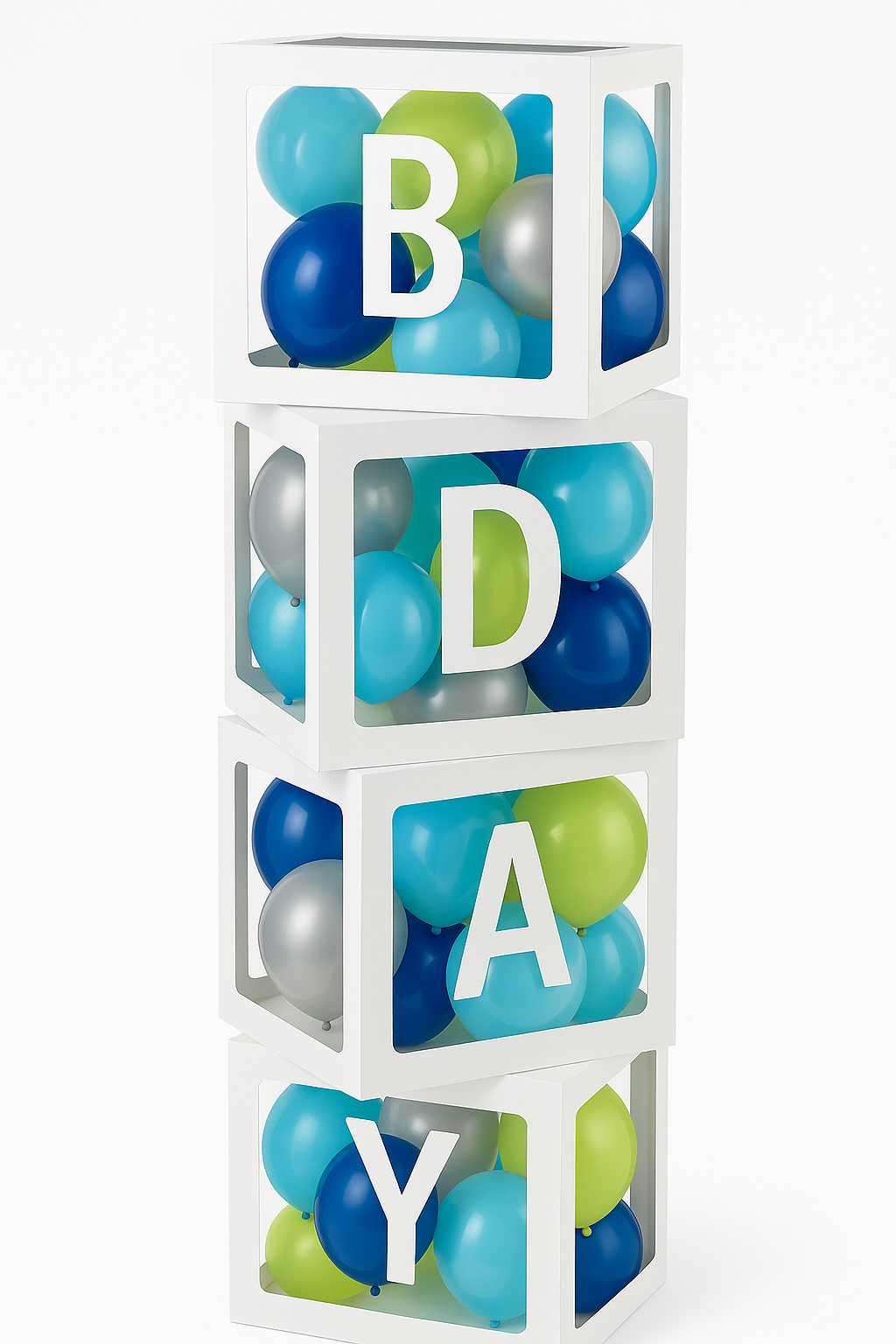 Modern Birthday Balloon Display Boxes