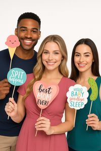 Baby Shower Fun Photo Prop Kit - 13 Pieces