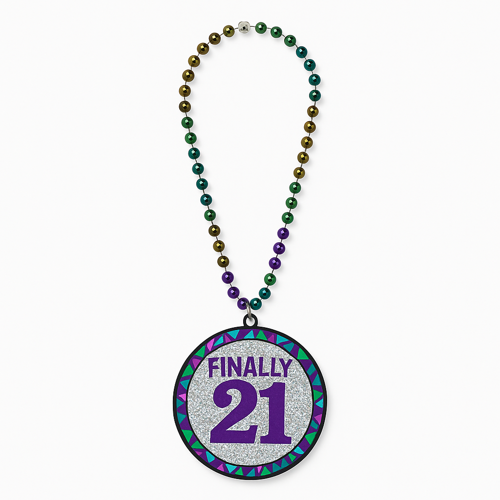 Finally 21 Beaded Necklace