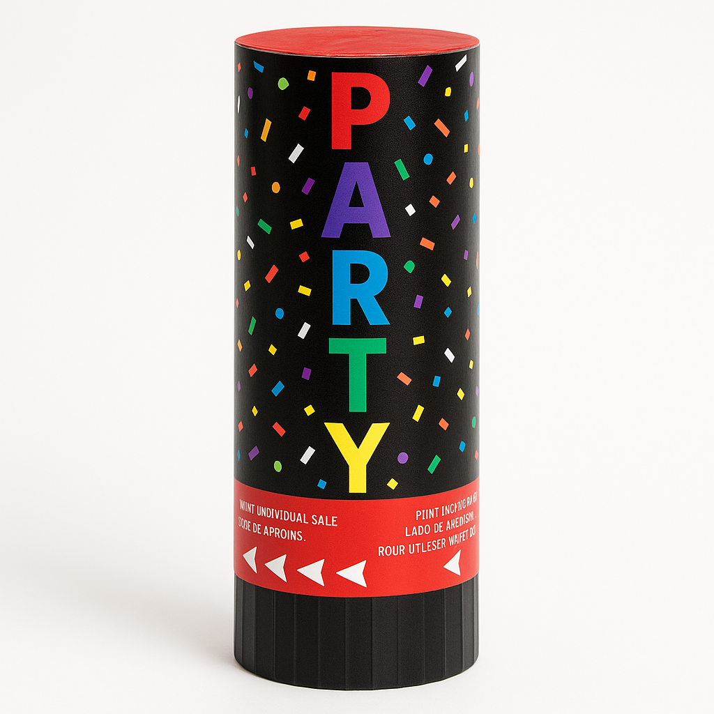 Colorful Party Confetti Poppers