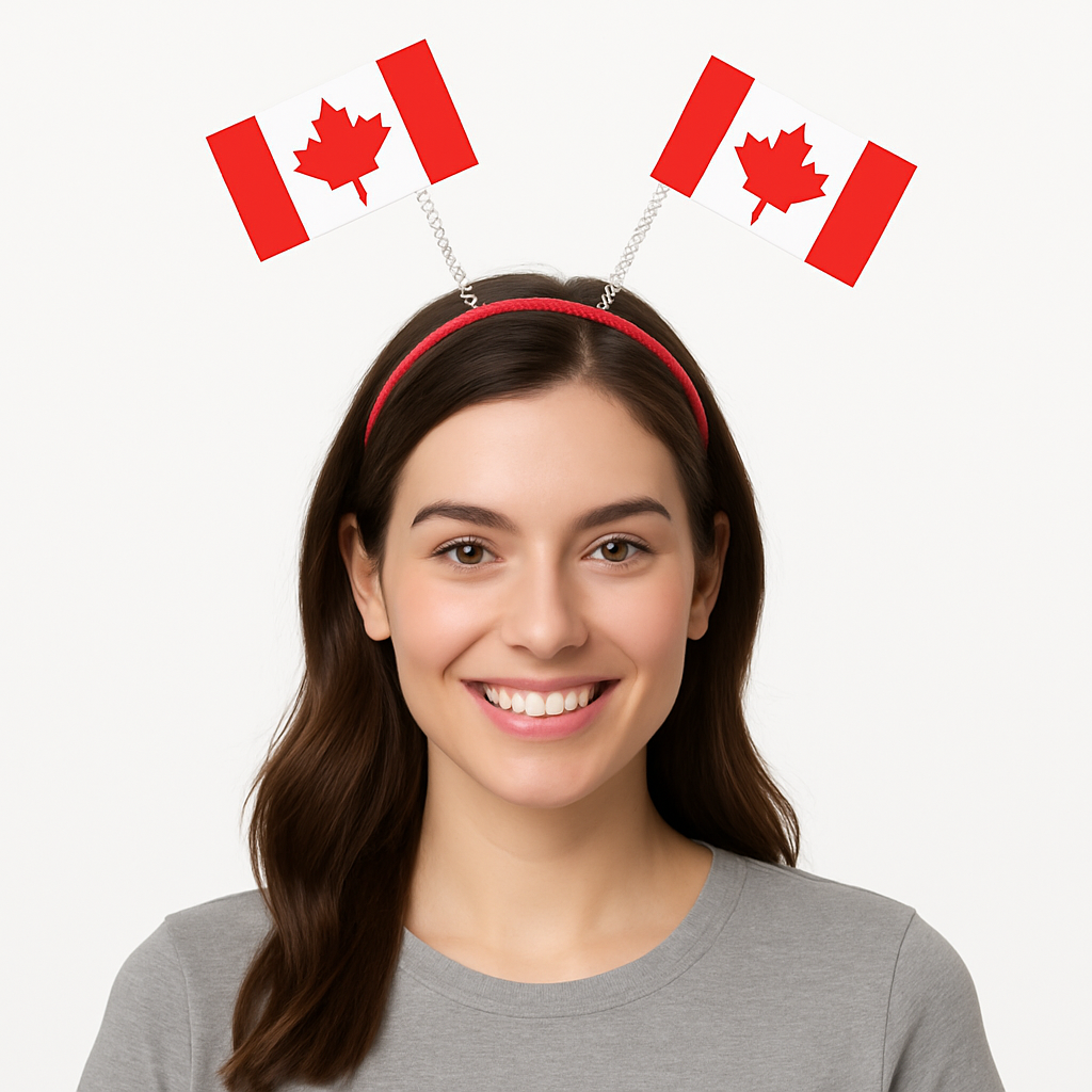 Canada Day Flag Headband - Patriotic Accessory