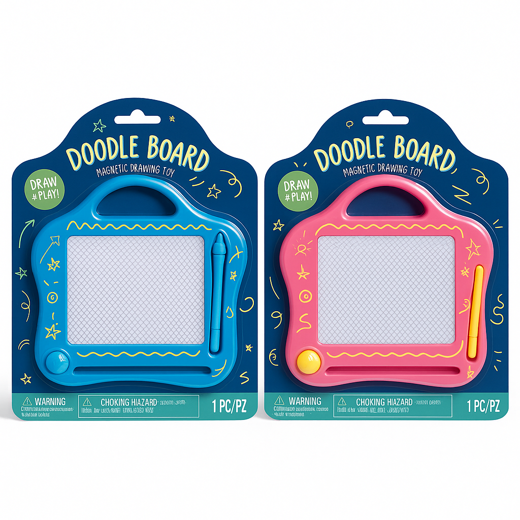 Colorful Doodle Board Party Favors