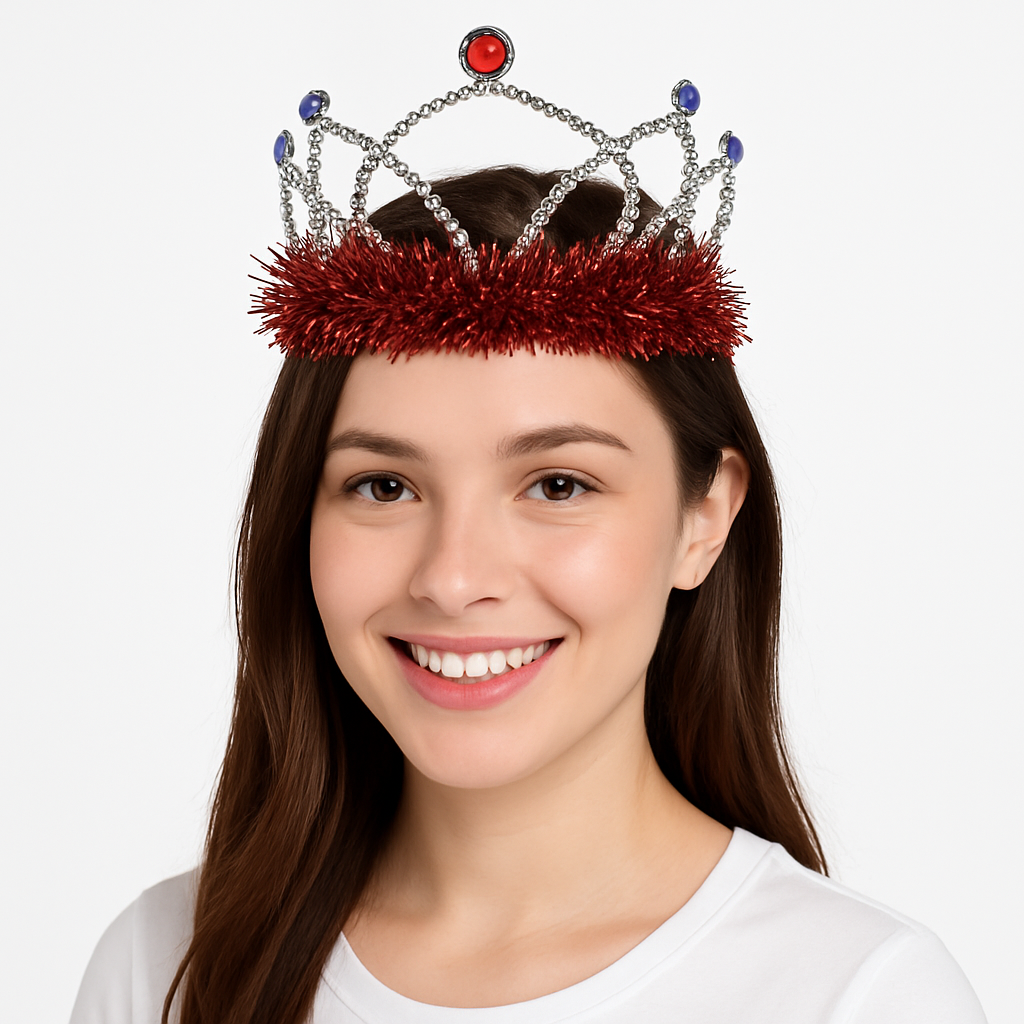 Patriotic Red, White & Blue Team Spirit Tiara