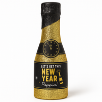 Mini New Year's Glitter Confetti Popper