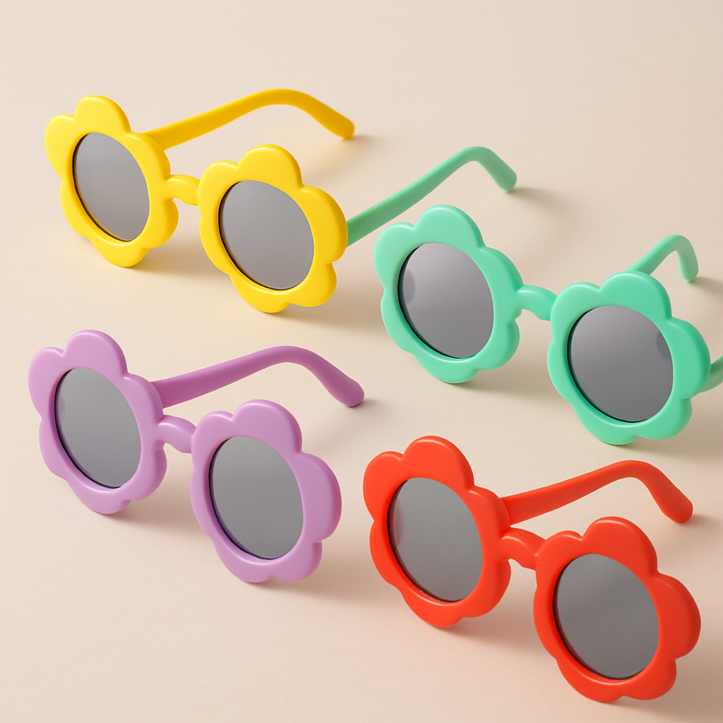 Colorful Flower Sunglasses Party Pack - 24 Ct