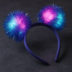 Glow-in-the-Dark Pom Pom Tinsel Headbopper