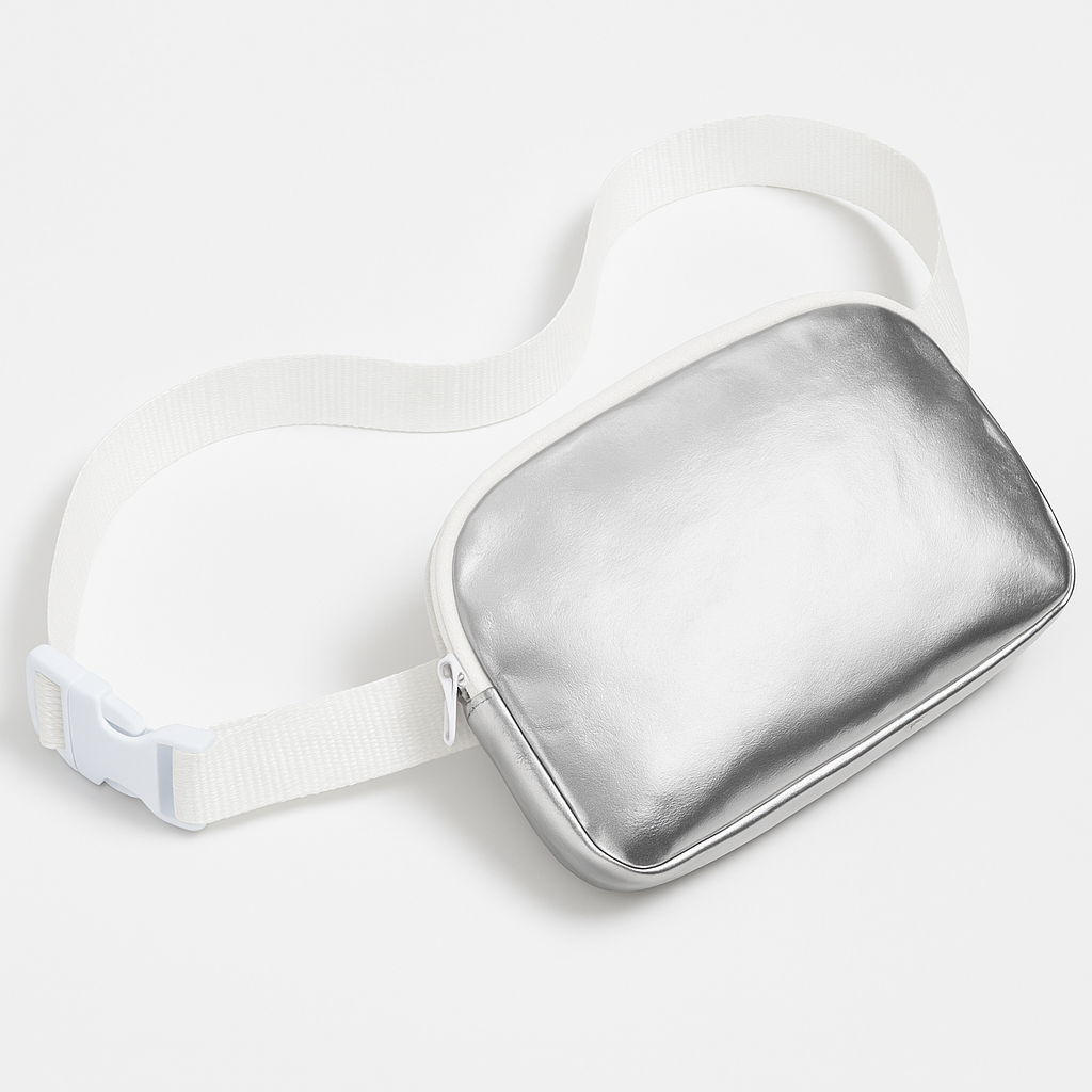Silver Team Spirit Belt Bag