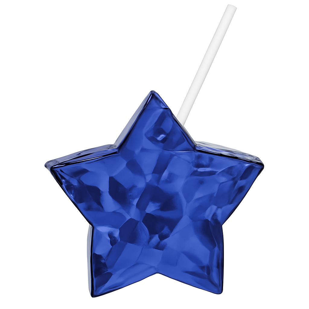 Blue Patriotic Novelty Plastic Cups