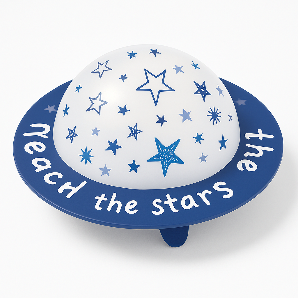 LED Light-Up UFO Toy for Kids