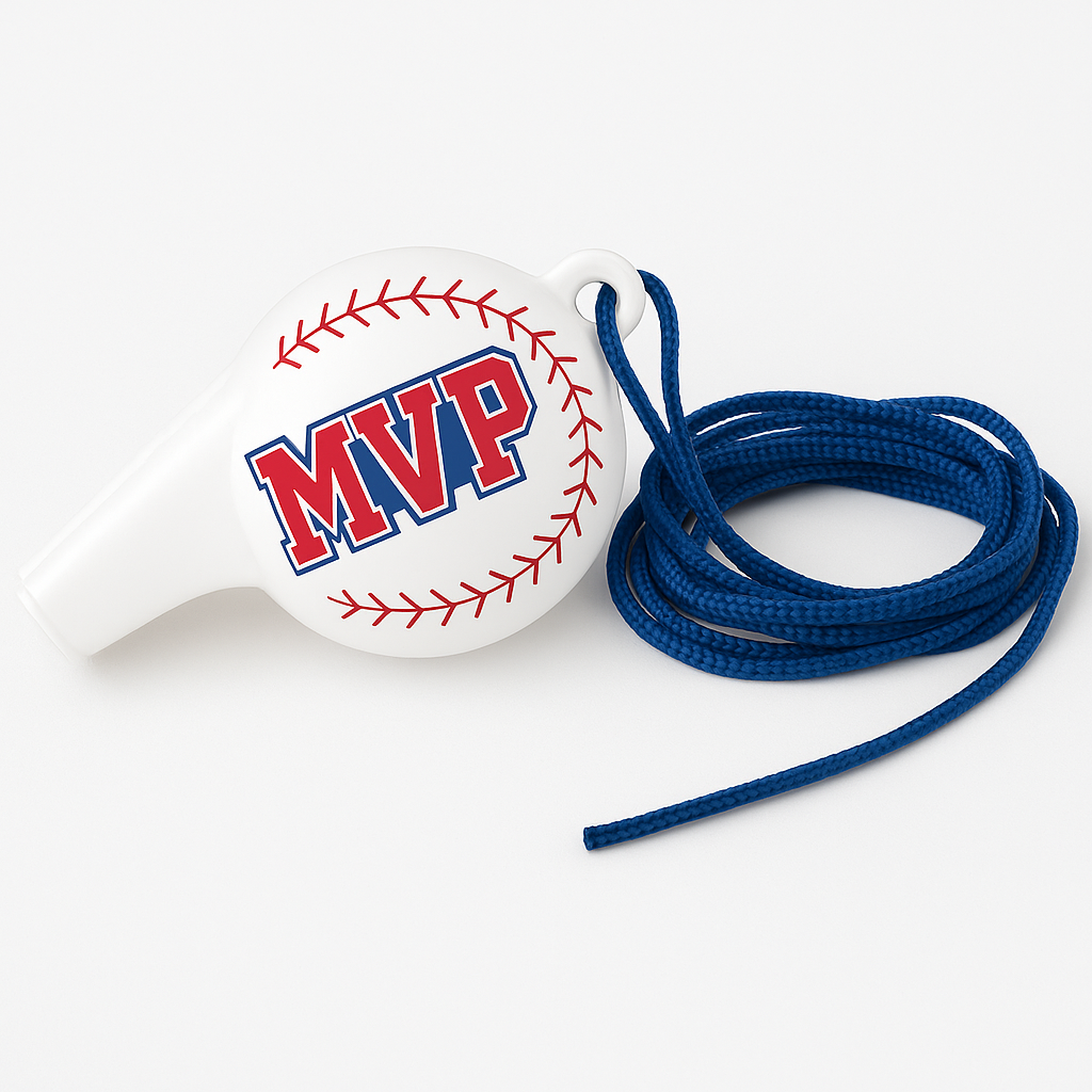 MVP Baseball Whistles with Lanyard