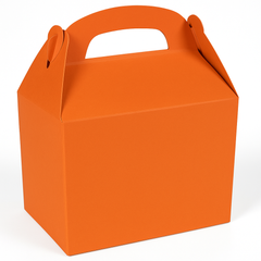 Vibrant Orange Gable Box for Birthdays