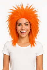 Crazy Orange Team Spirit Wig