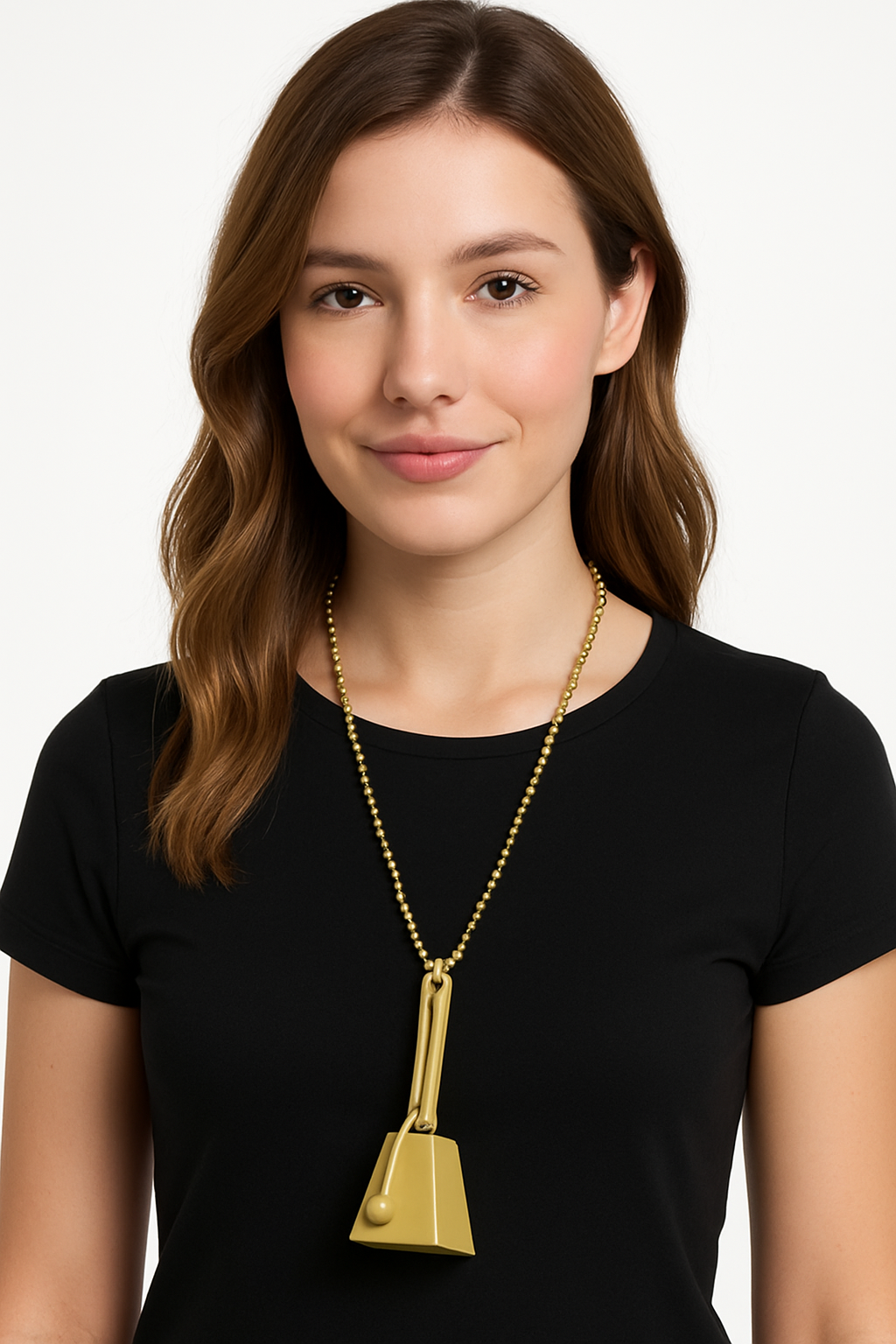 Gold Clacker Necklace - Noisemaker