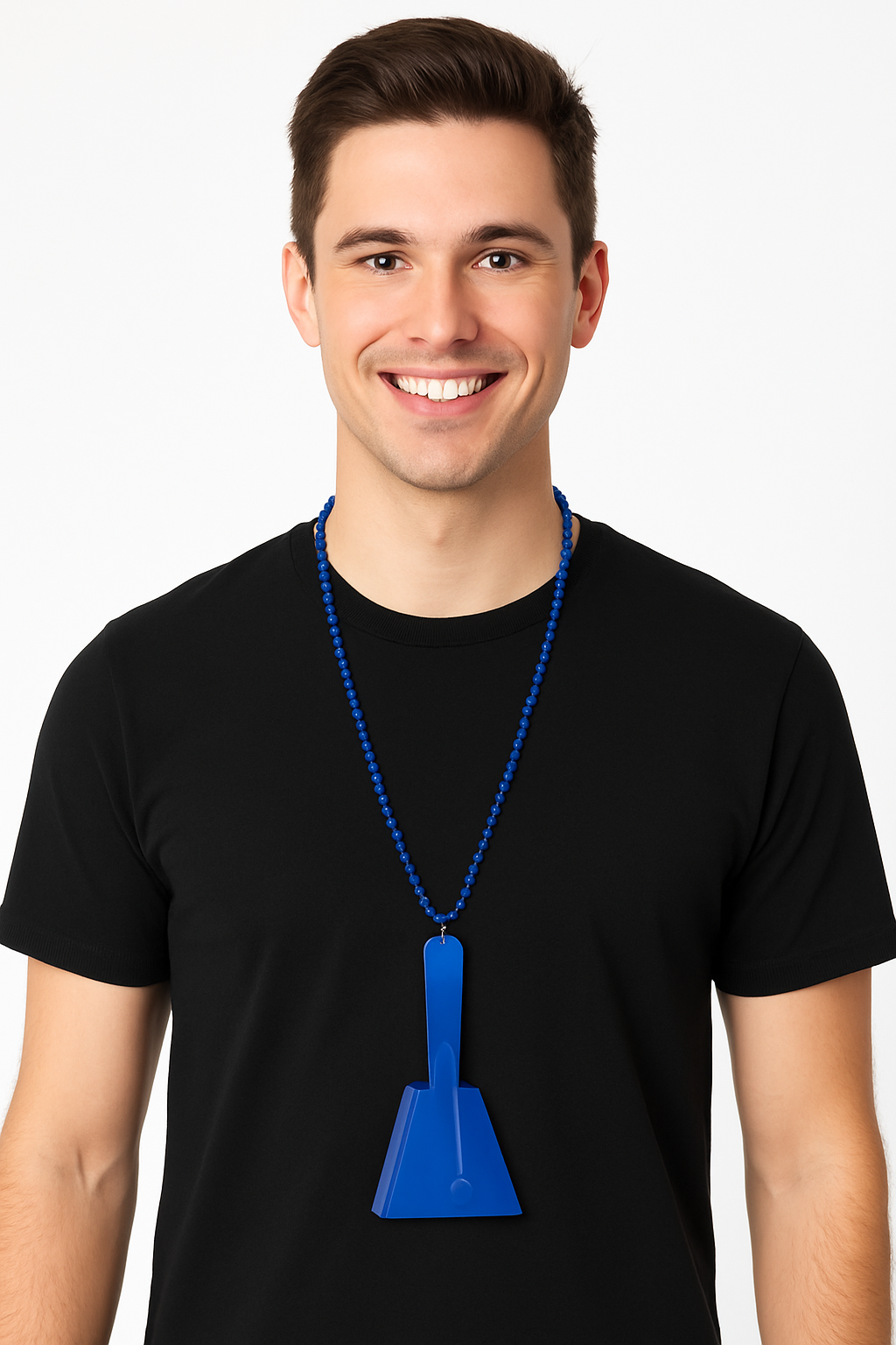 Royal Blue Clacker Necklace - Team Spirit Noisemaker
