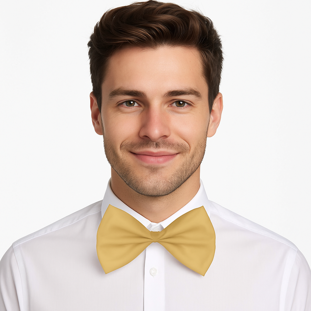 Dapper Gold Bow Tie Costume Accessory