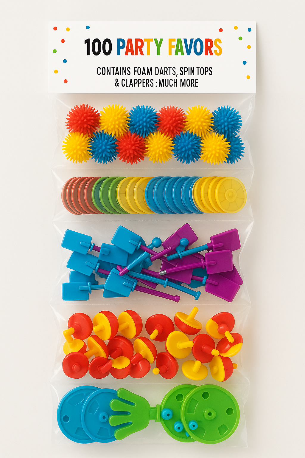 Fun & Games Super Mega Mix Party Favor Pack - 100 Pieces