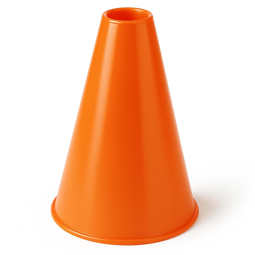 Vibrant Orange Team Spirit Megaphone