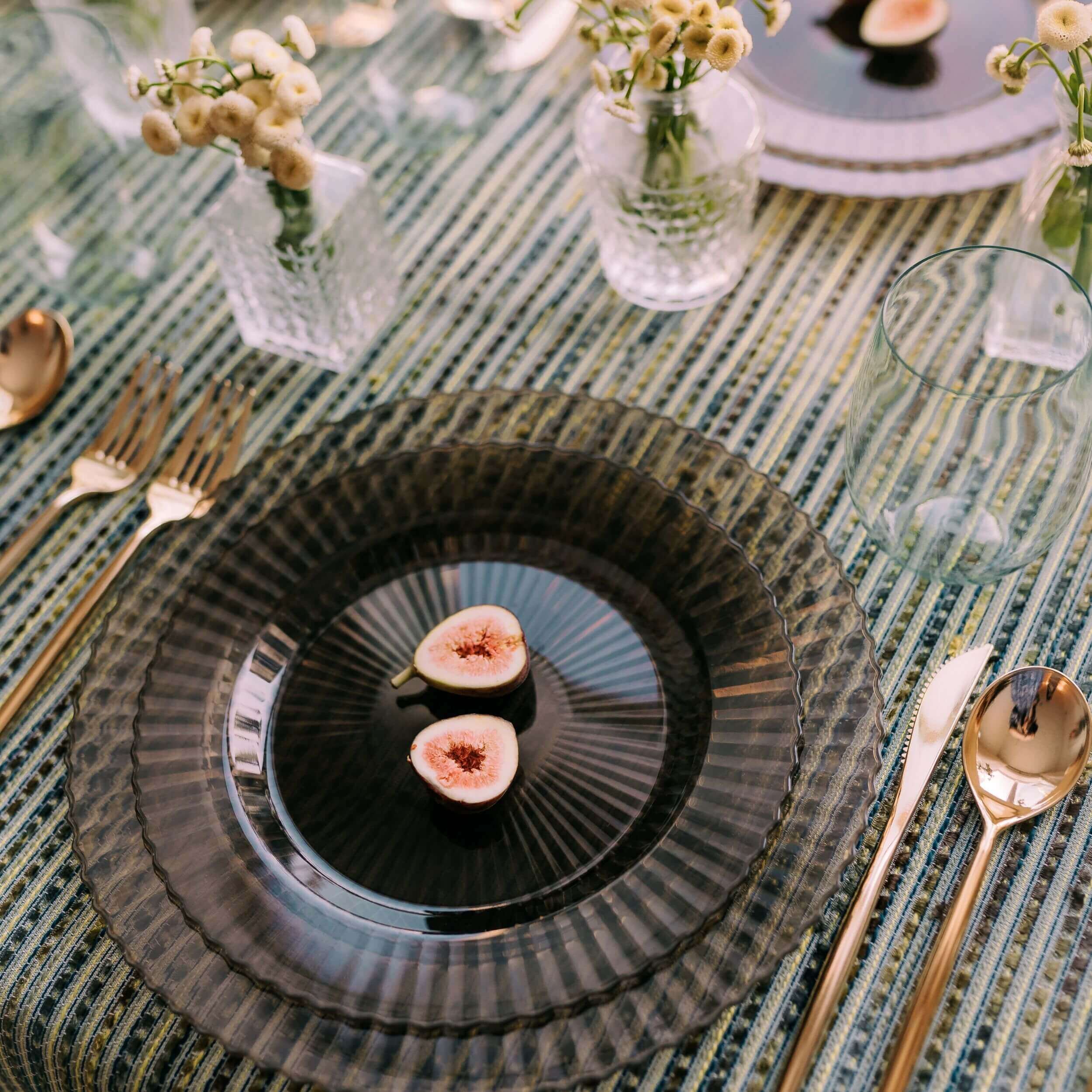 Gemstone Collection Topaz 9 Inch Plates - 10 Ct.