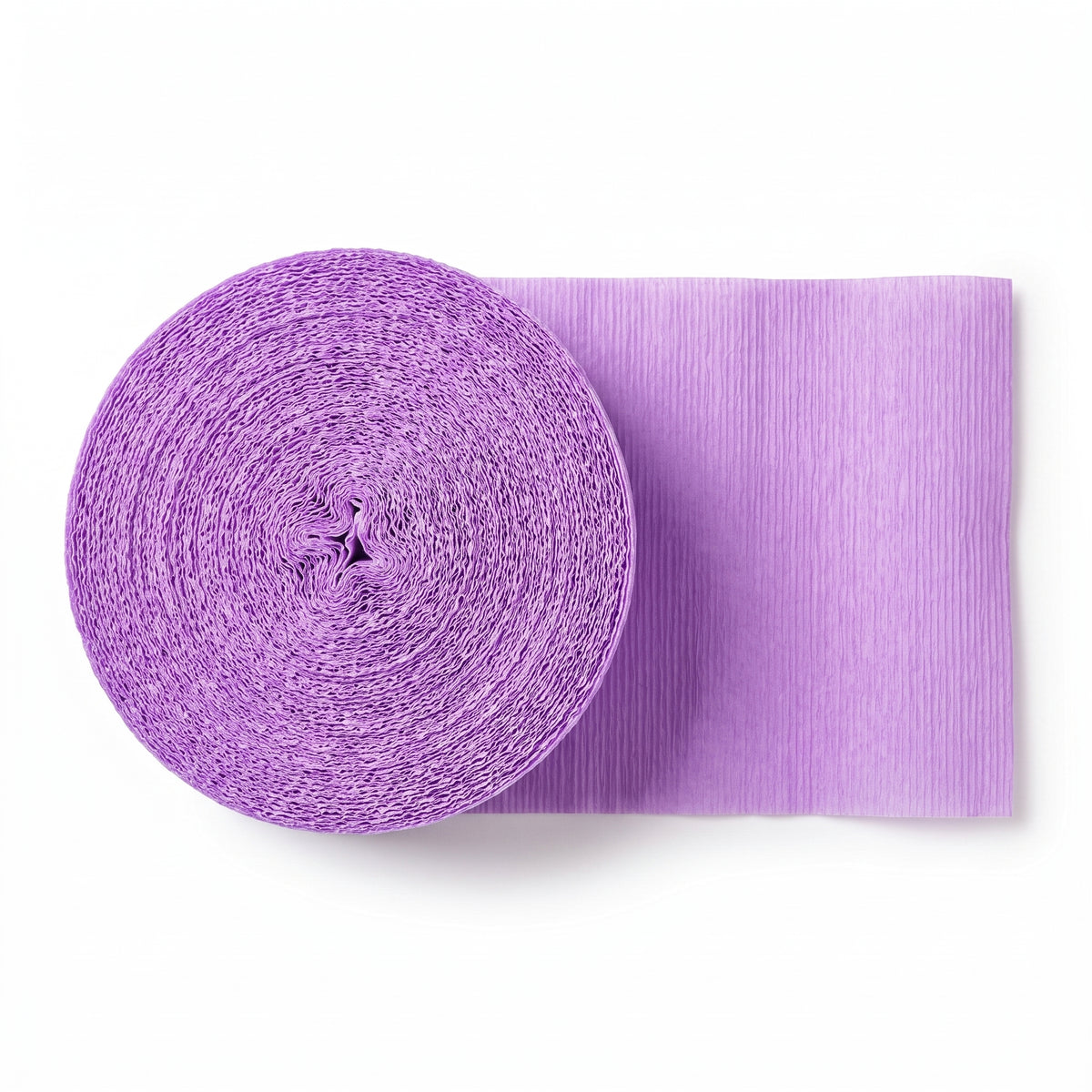 Lavender Crepe Paper Streamers - 81ft