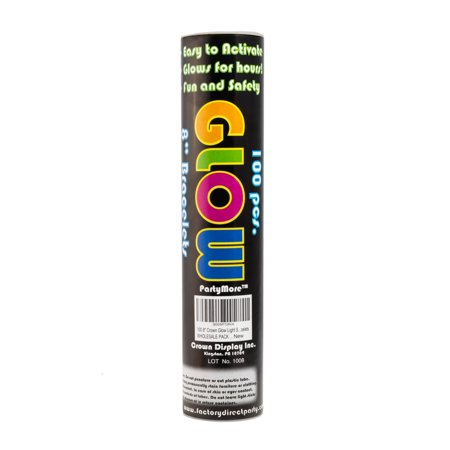 Unleashed - 8in. Assorted Glow Bracelets (100)