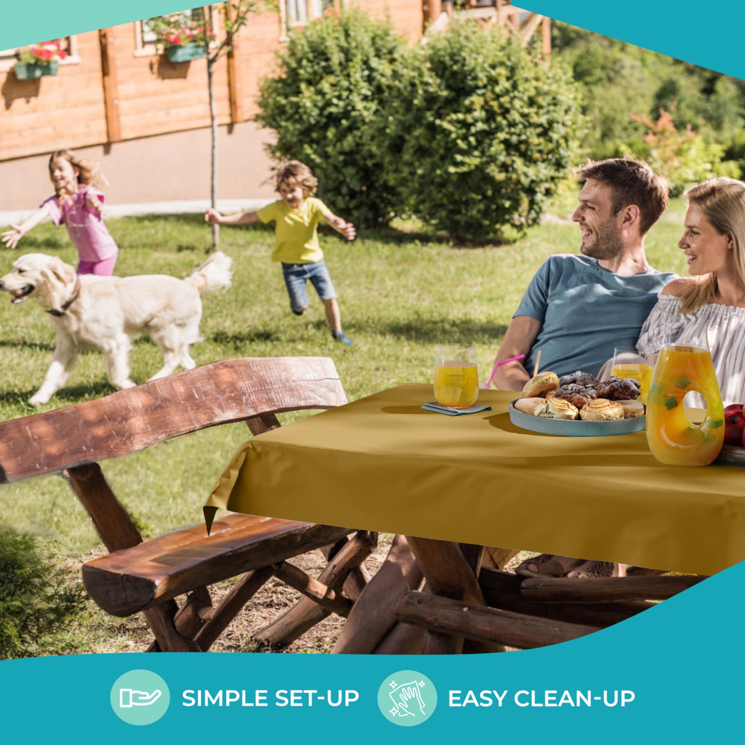 40 In. x 100 Ft. Gold Table Roll | Case of 6