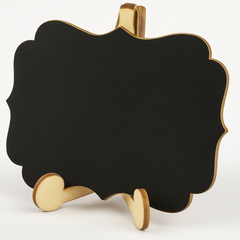 Mini Wooden Chalkboard Easels for Entertaining