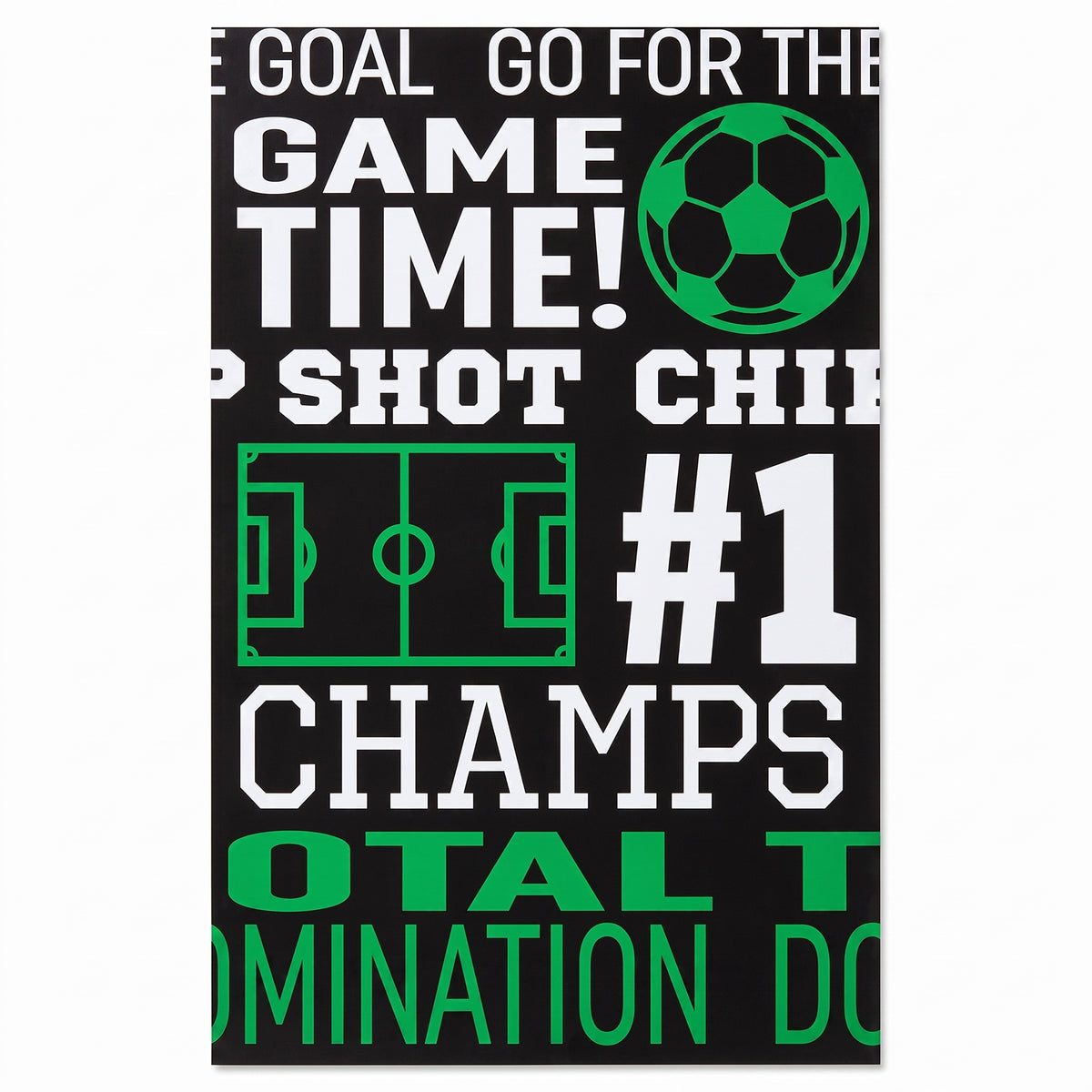 Goal Getter Soccer Table Cover - Plastic, 54" x 102"