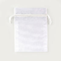 Elegant White Organza Favor Bags - 24 Pack