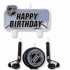 NHL Hockey Birthday Candle Set - 4 Pack