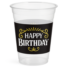 "Happy Birthday" 18oz Plastic Tumbler