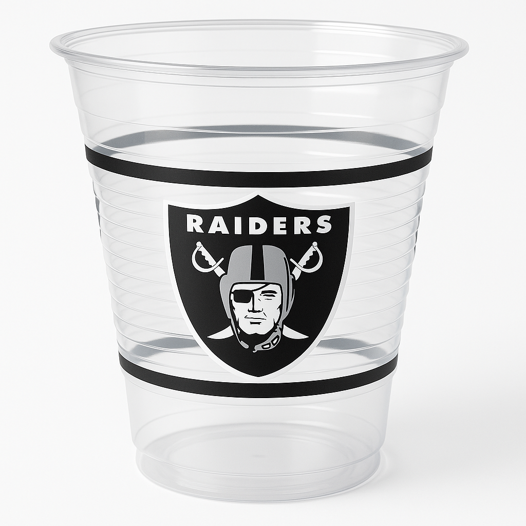 Las Vegas Raiders 16oz Plastic Cups
