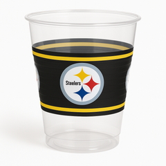 Pittsburgh Steelers 16oz Plastic Cups, 25-Pack