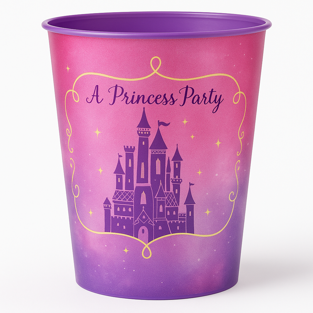 Disney Princess "A Princess Party" Reusable Favor Cup, 16 oz
