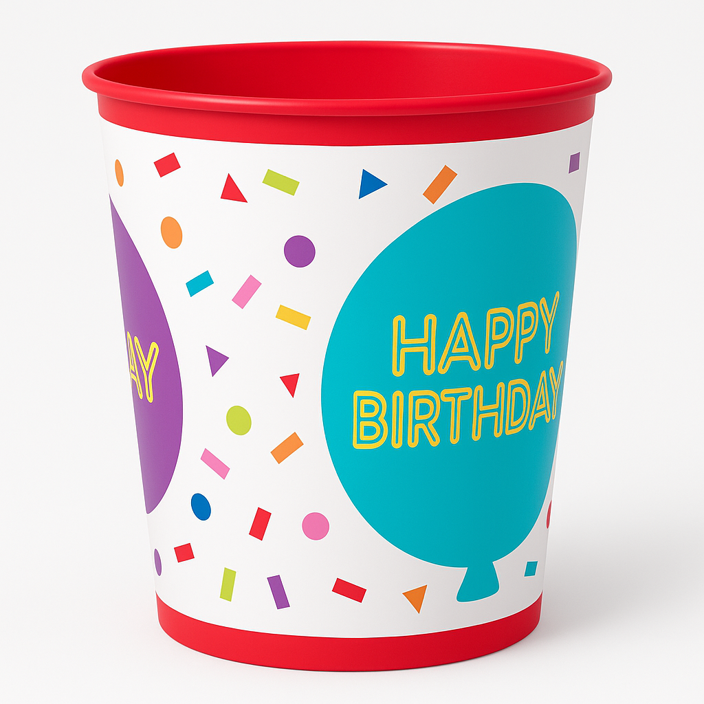 Rainbow Birthday Favor Cup