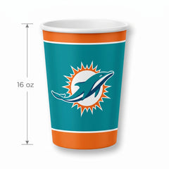Miami Dolphins NFL Party Cups