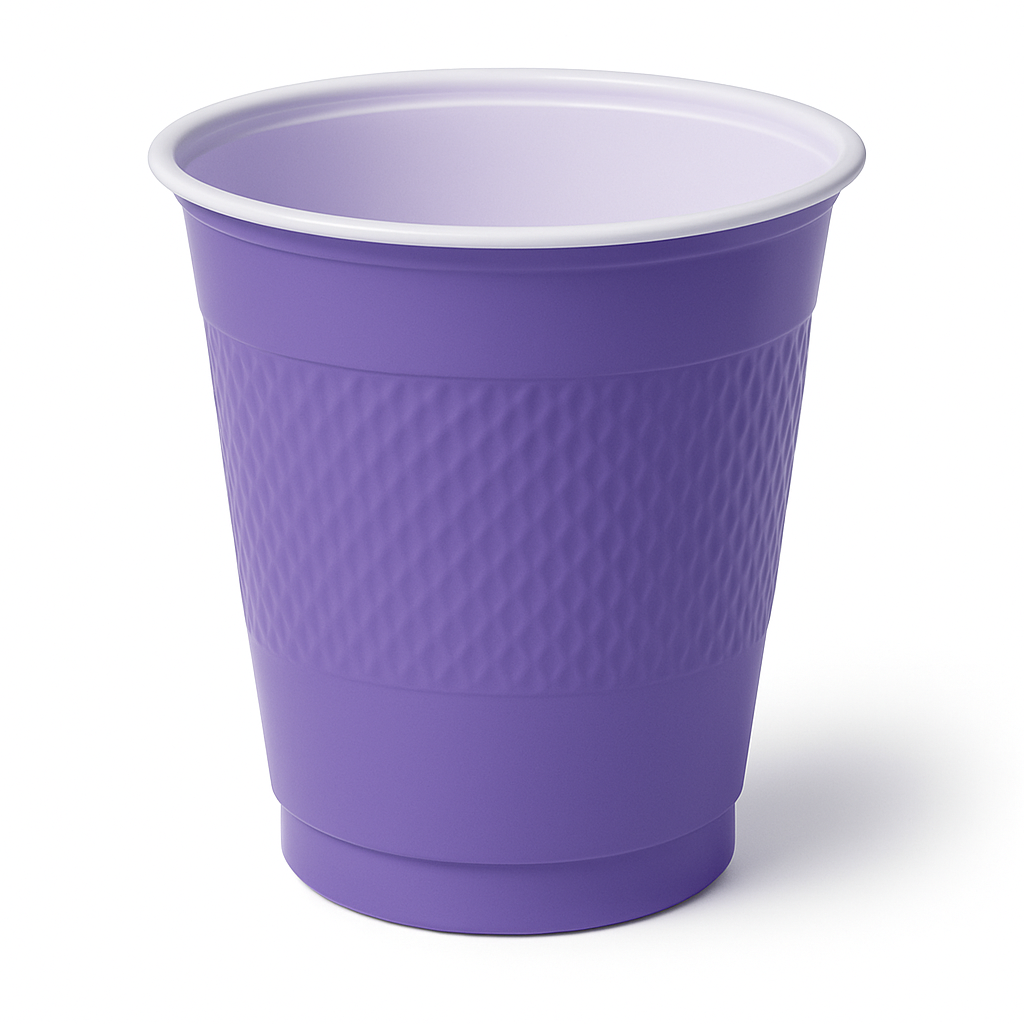 Purple 12 oz. Plastic Party Cups