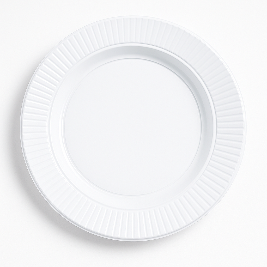 Clear Premium 7.5" Plastic Dessert Plates - 32 Pack