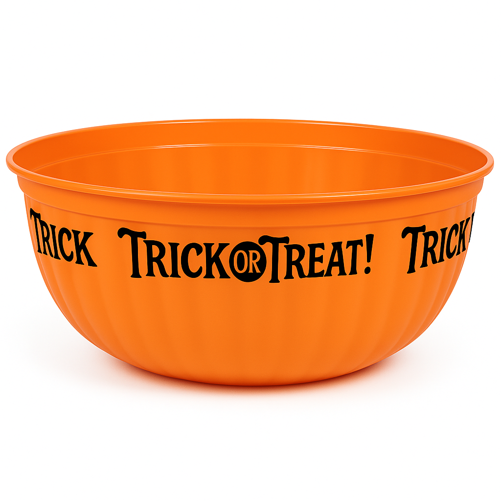 Large Trick-or-Treat Halloween Bowl