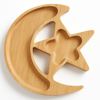 Eid Celebration Star and Moon Bamboo Platter