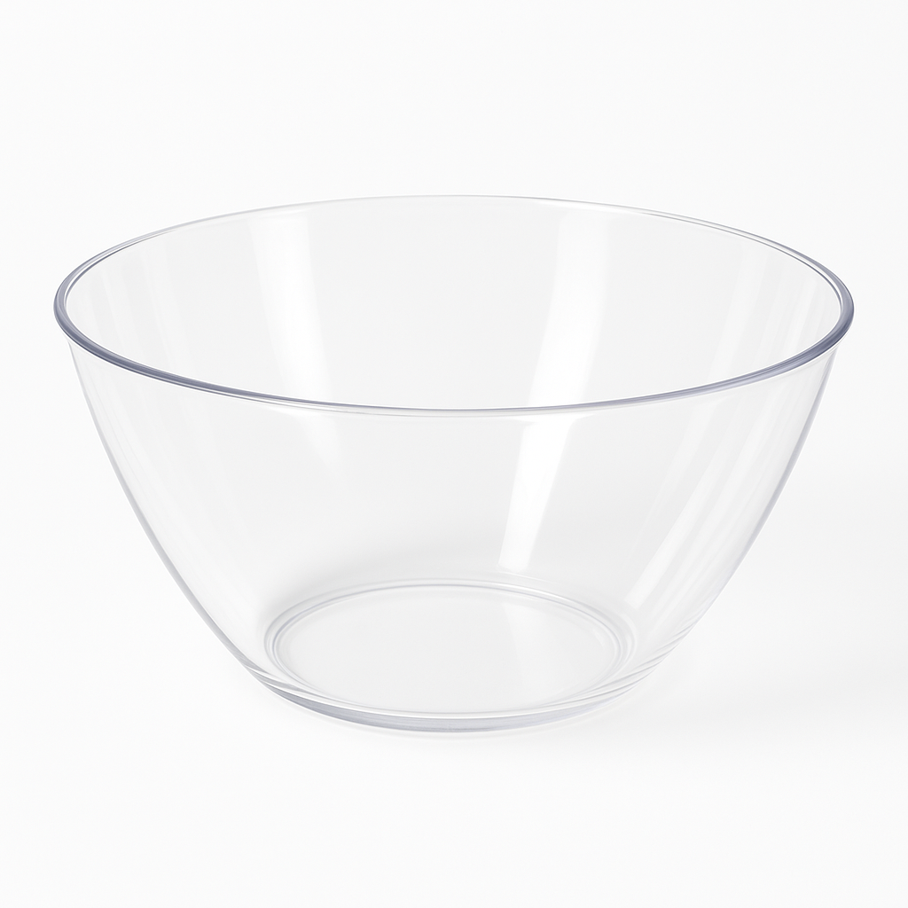 Clear 24oz Plastic Serving Bowl - Elegant and Durable