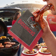 Tampa Bay Buccaneers NFL Lunch Napkins - 6.5 In. x 6.5 In.