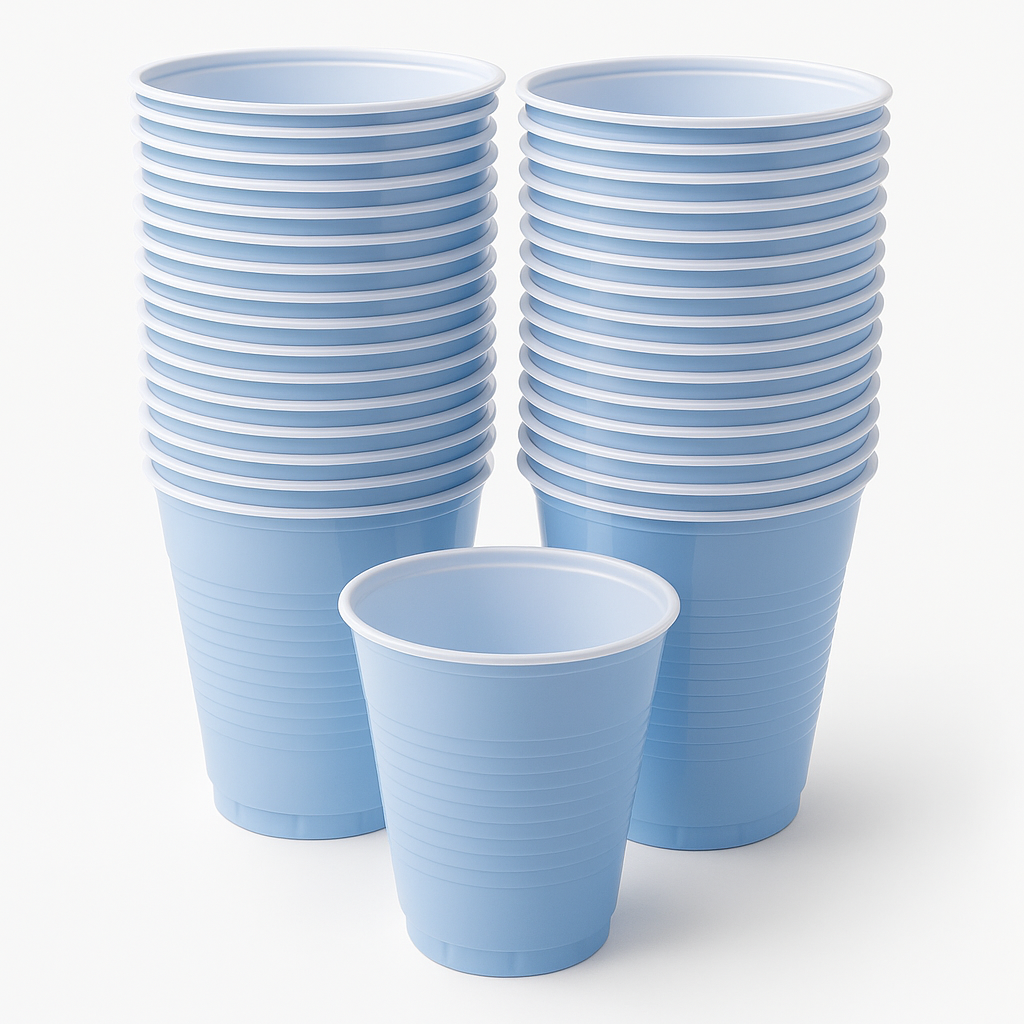 Pastel Blue 18 oz. High-Capacity Plastic Cups