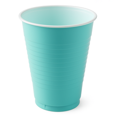 Robin's Egg Blue 12oz Plastic Cups - 50 Pack